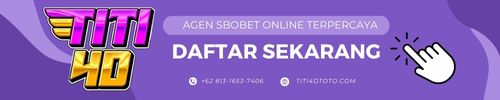 Agen SBOBET Online TITI4D